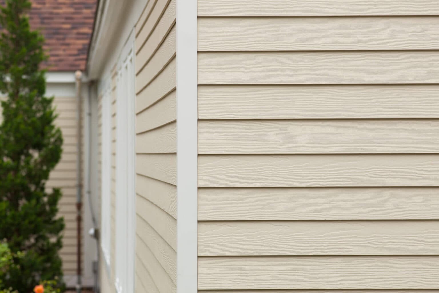 Siding installation on a residential home in Omaha, NE
