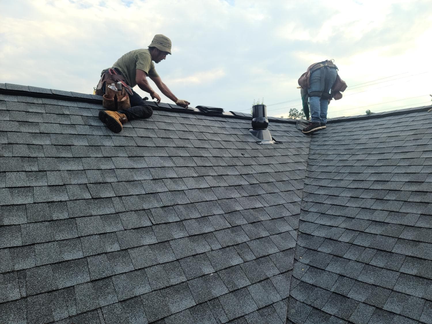 New shingle roof in Kearney, Nebraska
