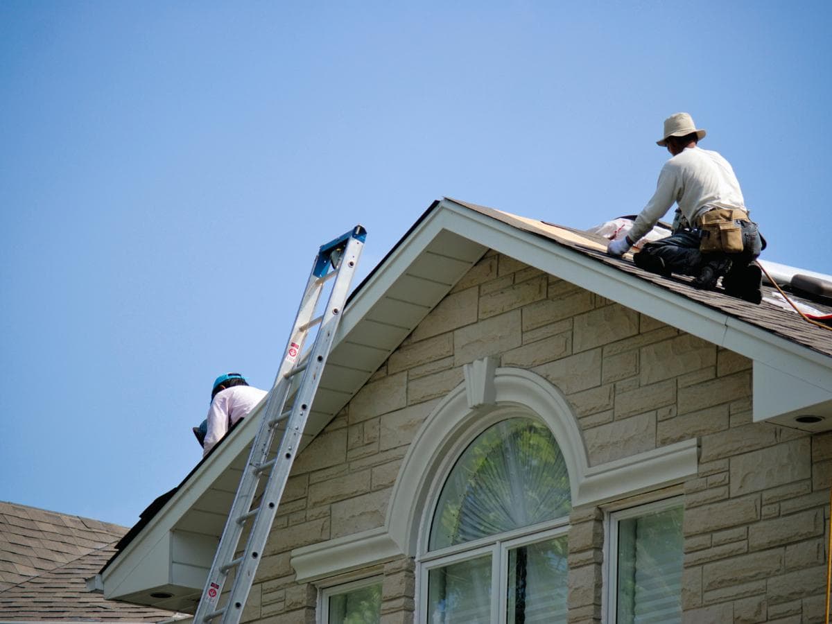 Heat and hail wear on a Kearney, Nebraska roof
